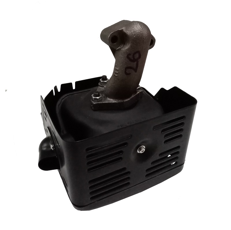 Глушитель G420F в сборе с коллектором/180570809-0002