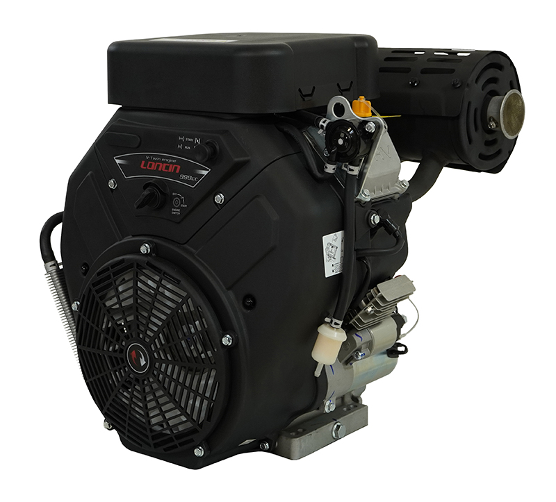 Двигатель Loncin LC2V90FD (B type) конусный вал 10А Плоский в\фильтр