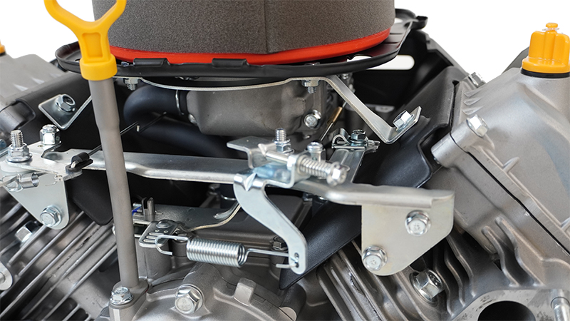 Двигатель Loncin LC2V80FD (H type) V-образн,764 см3, D25 мм, 20А руч. и эл.запуск (б/глуш)(трос.упр)