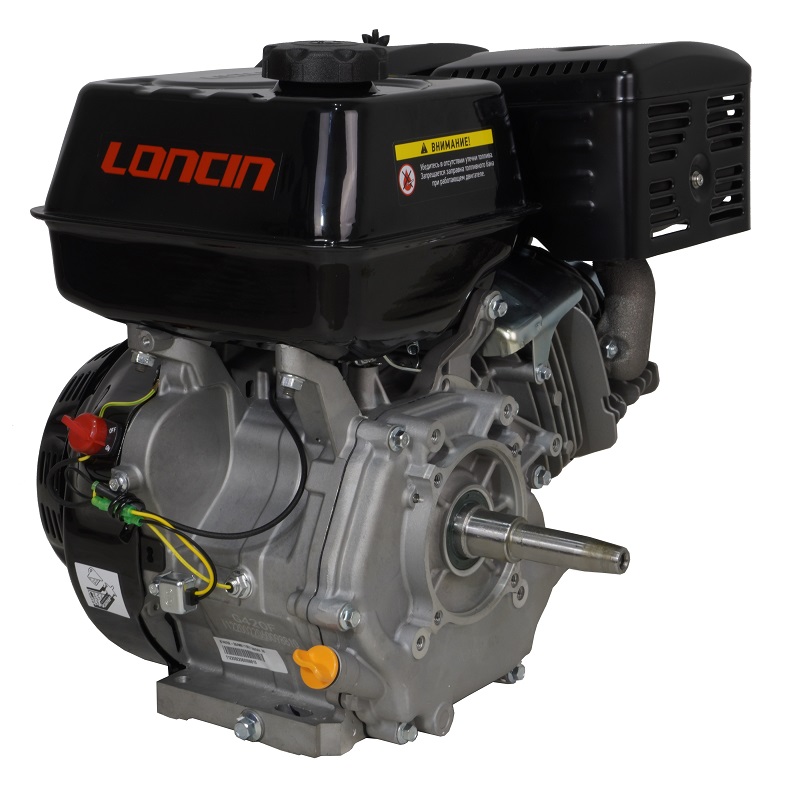 Двигатель Loncin G420F (L type) конусный вал 105.95мм 