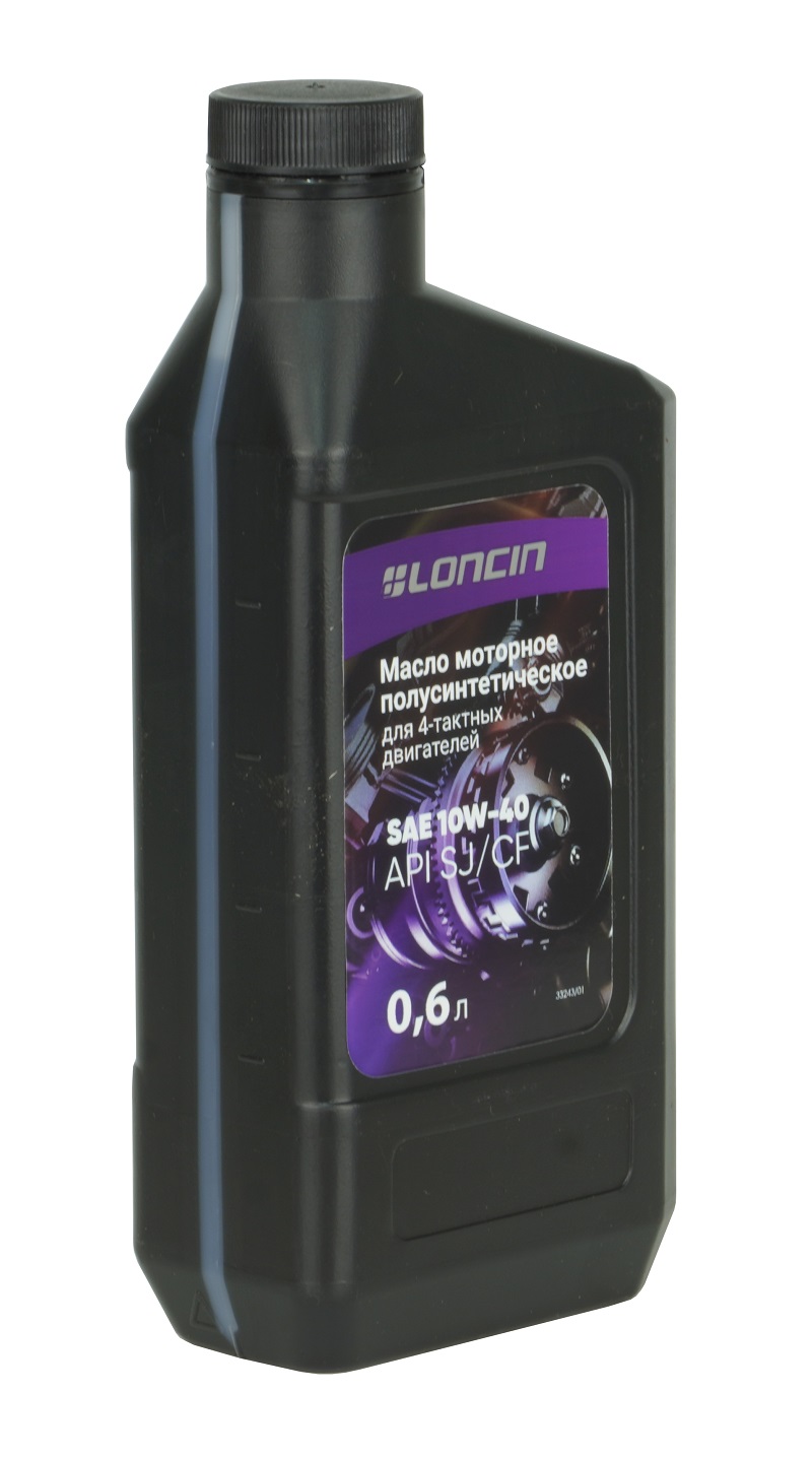 Масло моторное LONCIN 4T SAE 10W-40 API SJ/CF 0,6 л (полусинтетическое)