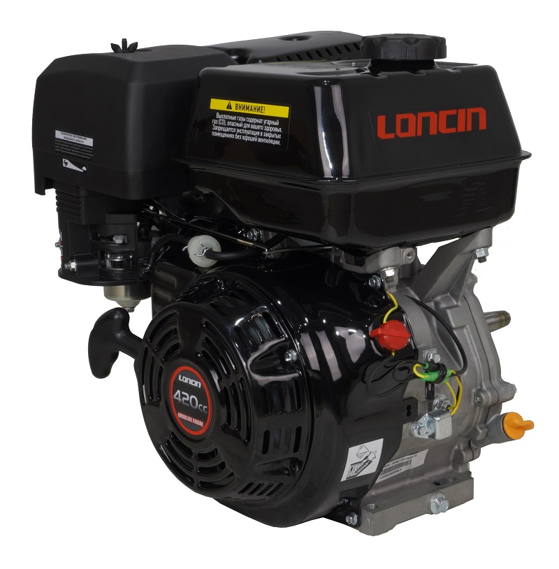 Двигатель Loncin G420F (L type) конусный вал 105.95мм 