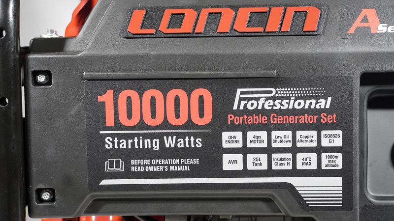 Генератор Loncin LC10000D-AS, 3-х фазный