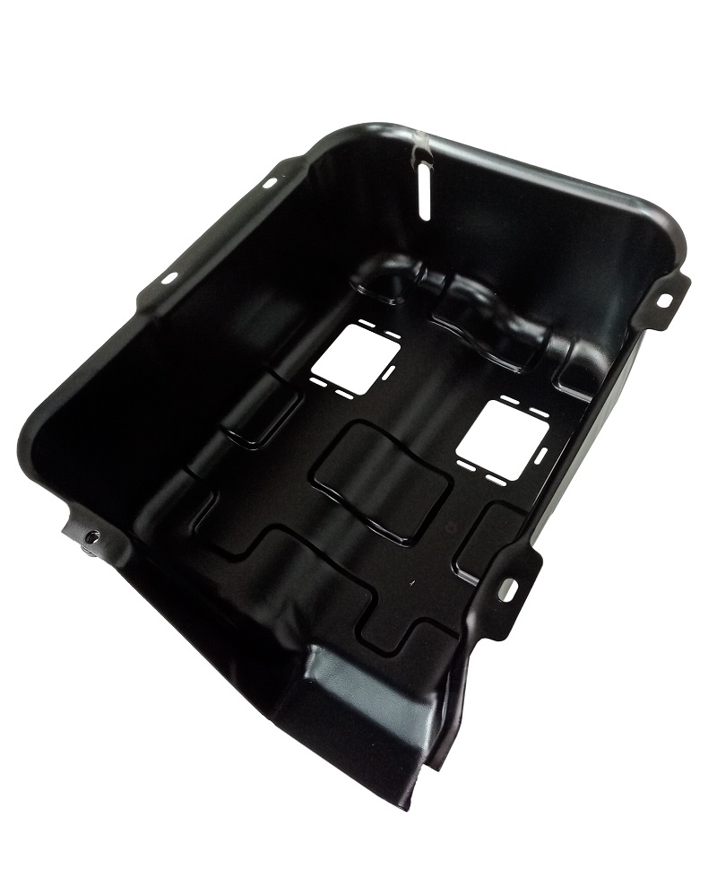 Кожух глушителя (половина без выхлоп.отверстия) генератора Loncin LC13000S (LC196FD)/180960156-0001