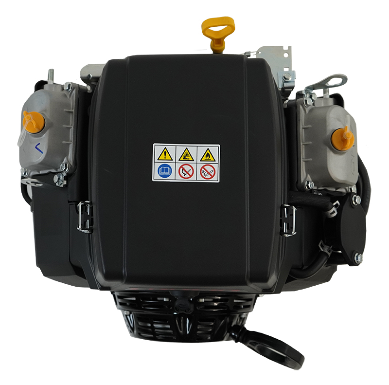 Двигатель Loncin LC2V80FD (H type) V-образн,764 см3, D25 мм, 20А руч. и эл.запуск (б/глуш)(трос.упр)