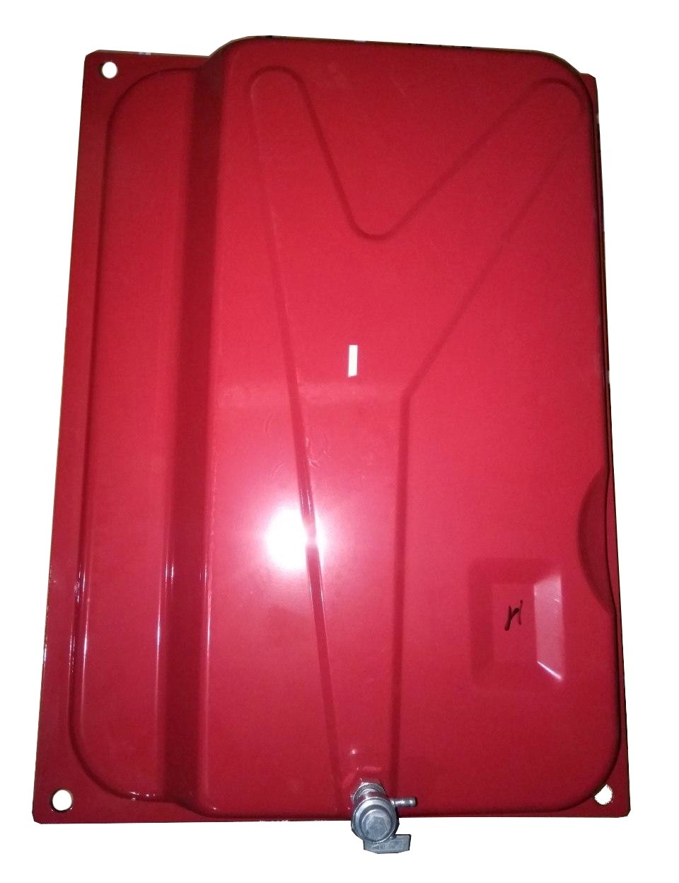 Бак топливный генератора Loncin LC6500D,LC10000D (25л) в сборе красный