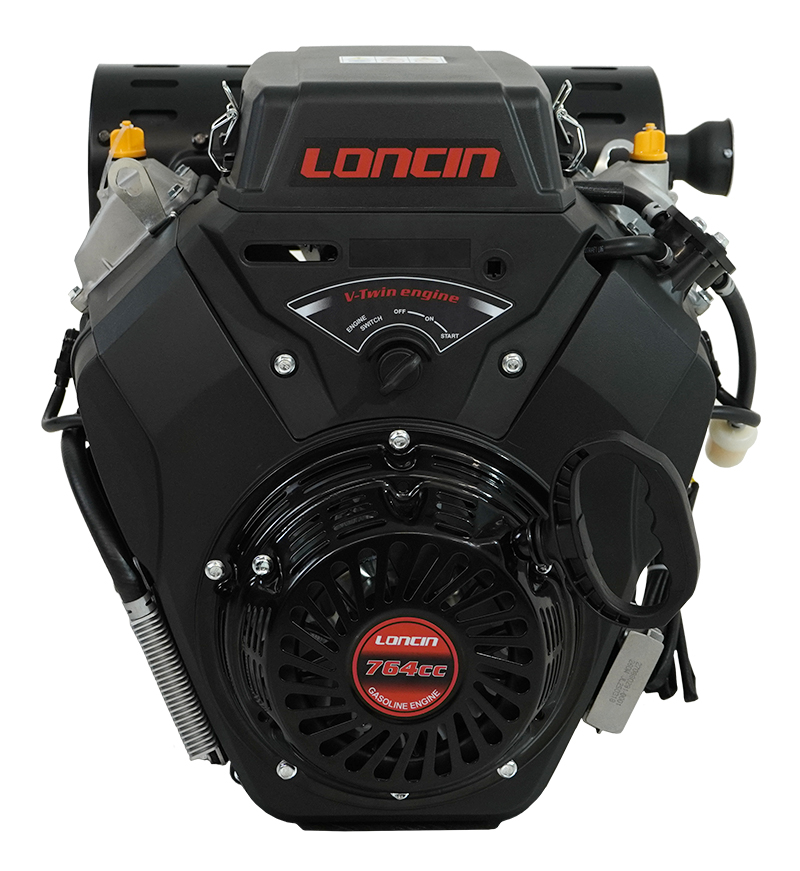 Двигатель Loncin LC2V80FD (H type) V-образн,764 см куб, D25 мм, 20А ручной и электрический запуск (т