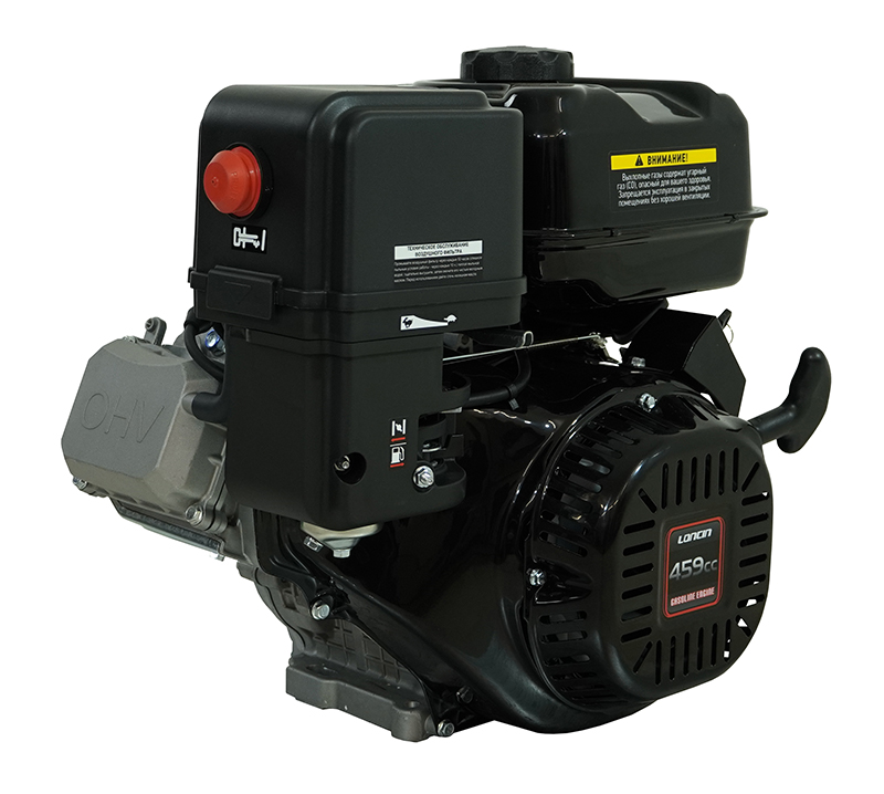 Двигатель Loncin LC192FD (A type) D25 7А (без глушителя)